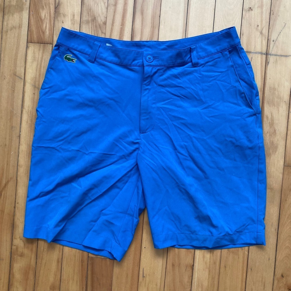 Lacoste Sport Mens Blue Performance Golf Shorts Size US 34 FH2121